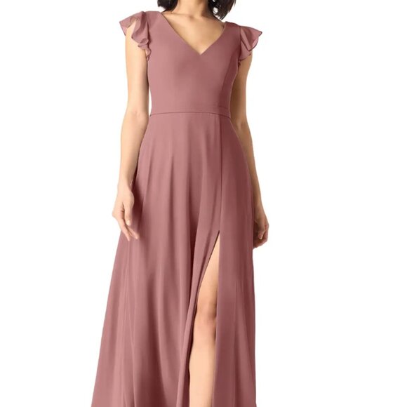 Azazie Dresses & Skirts - Azazie Claudine dress, Desert Rose, Size 16